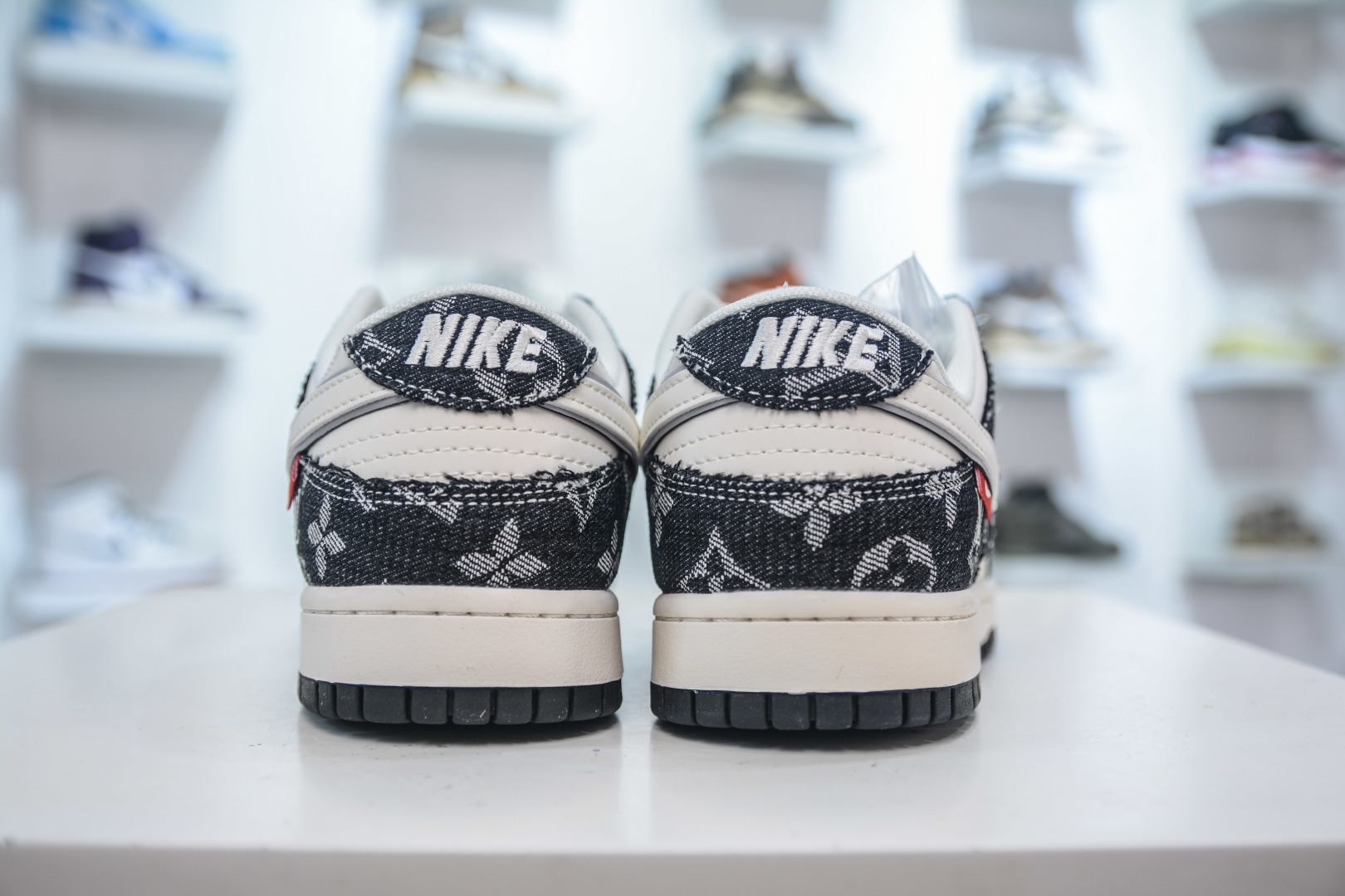 Nike SB Dunk Low x Louis Vuitton Black White Denim Sneakers 2 cmp i1754236682969 1034 0 1
