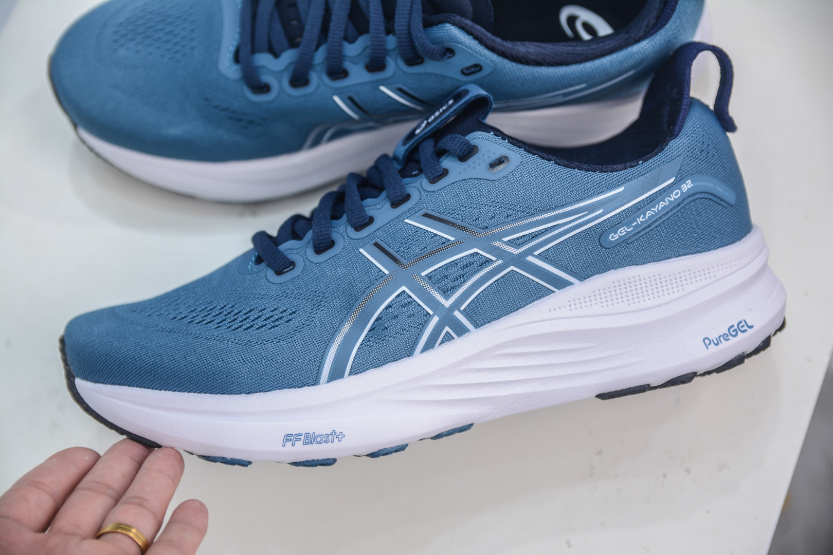 Asics Gel-Kayano 32 Blue Running Shoes, Breathable & Professional - Supportive Fit 8 cmp i1754236821370 7575 0 6
