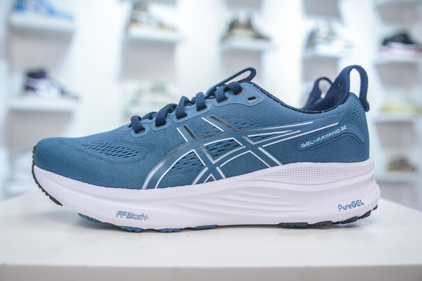 Asics Gel-Kayano 32 Blue Running Shoes, Breathable & Professional - Supportive Fit 2 cmp i1754236822688 7665 0 0