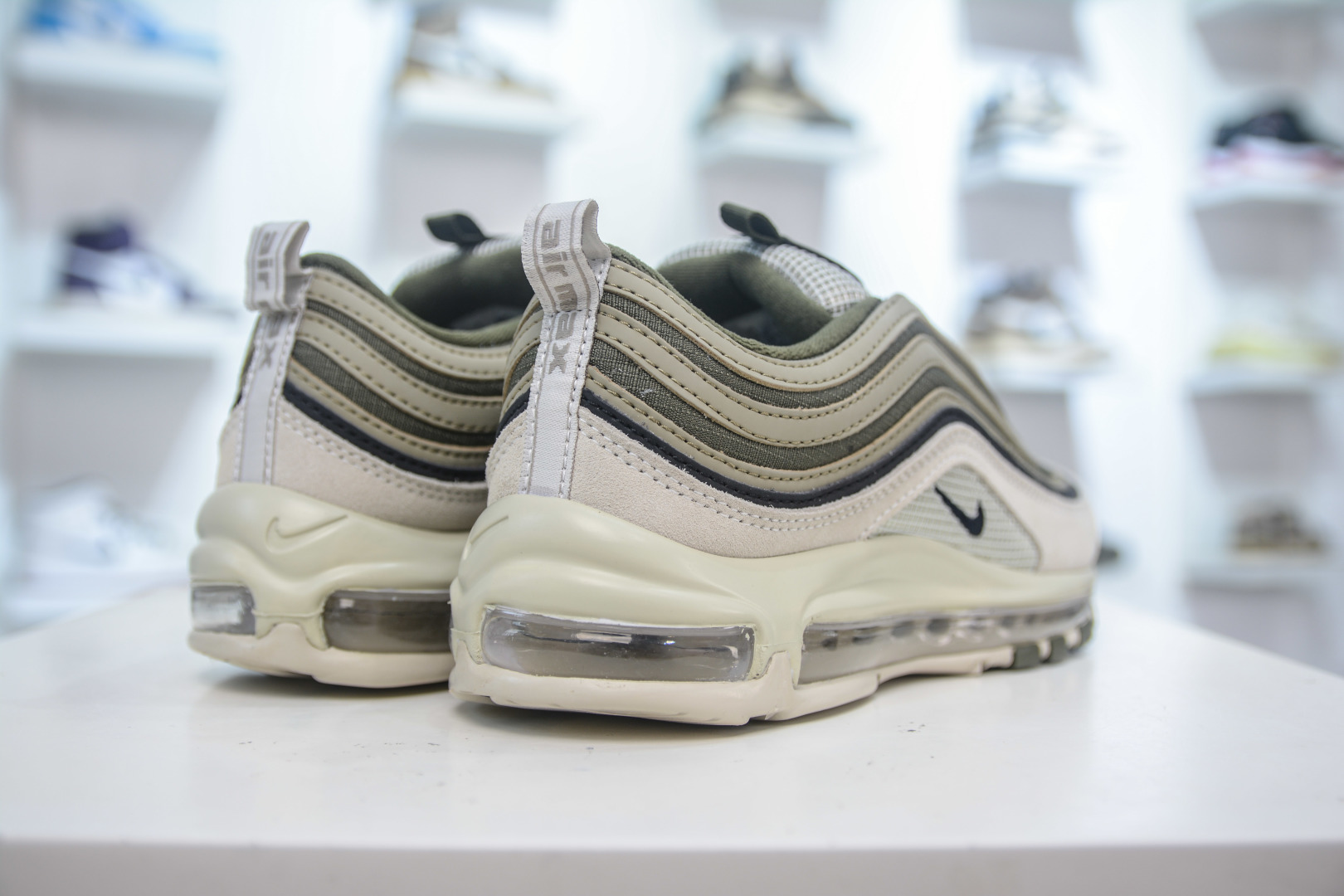 NK Air Max 97子弹 Swoosh电绣 卡色匹配原版 FB9619-002