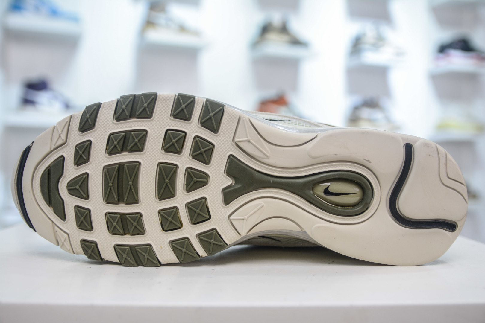 NK Air Max 97子弹 Swoosh电绣 卡色匹配原版 FB9619-002