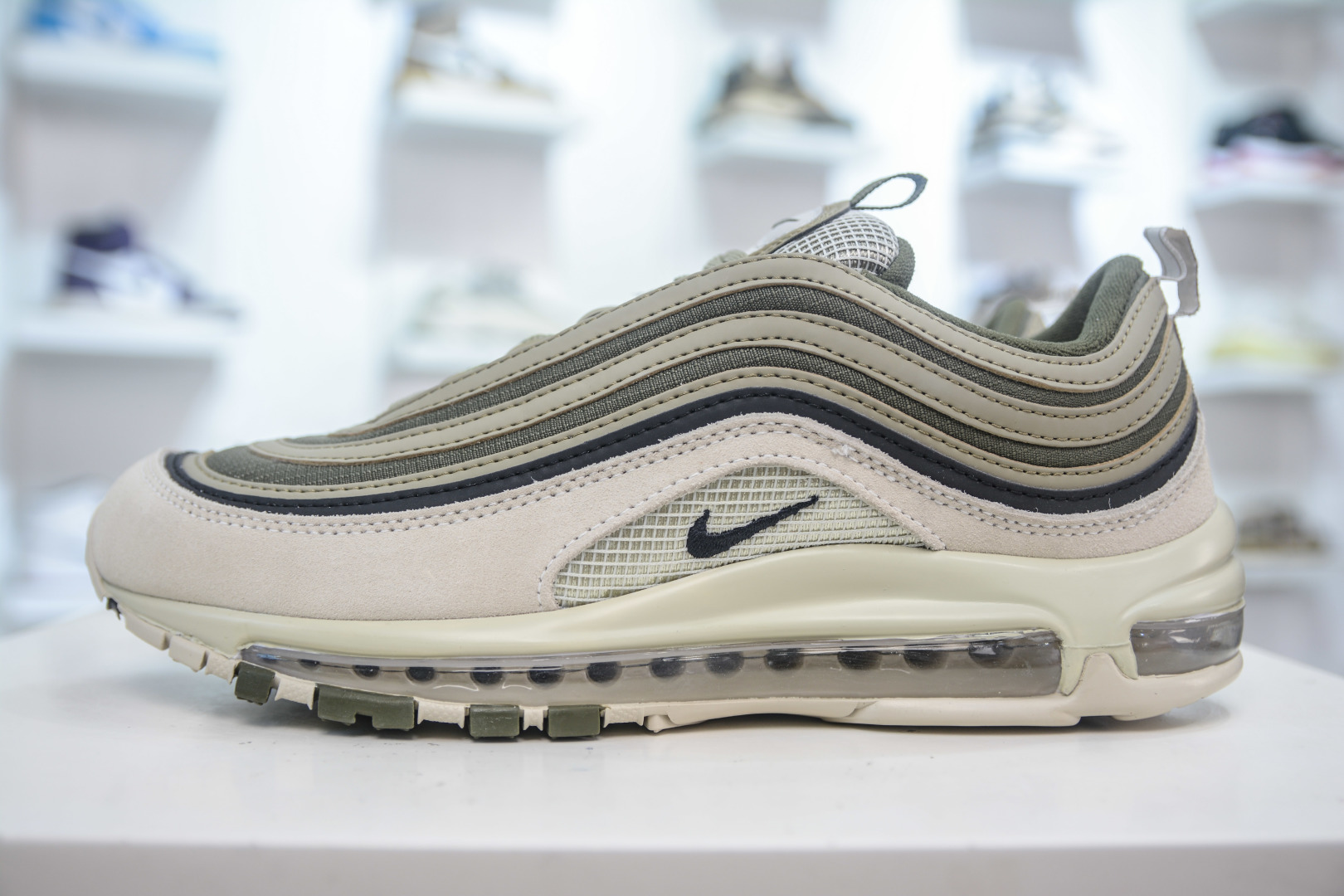 NK Air Max 97子弹 Swoosh电绣 卡色匹配原版 FB9619-002