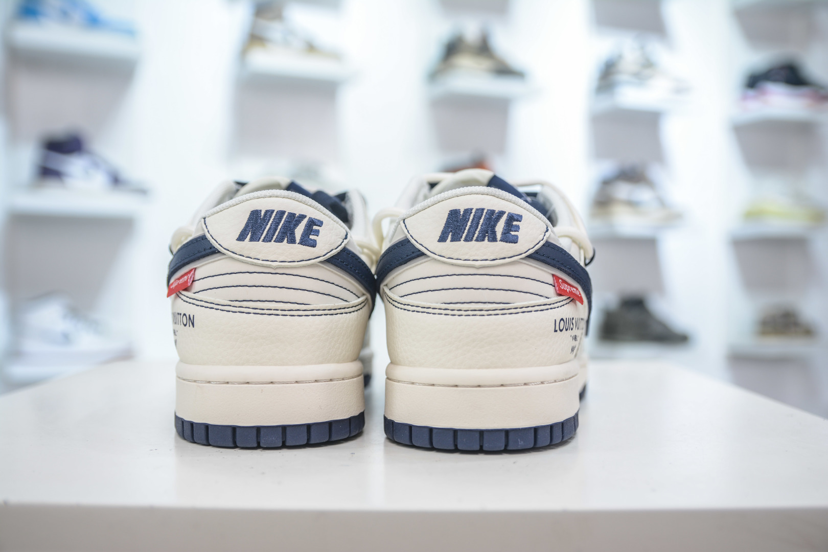 Nike SB Dunk Low x Louis Vuitton White Deep Blue Sneakers 2 cmp i1754319539191 5129 0 1