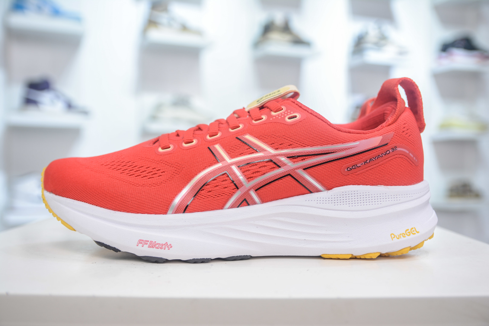 Asics Gel-Kayano 32 Red Running Shoes with FF Blast Plus Eco Cushioning 2 cmp i1754319708585 3513 0 0
