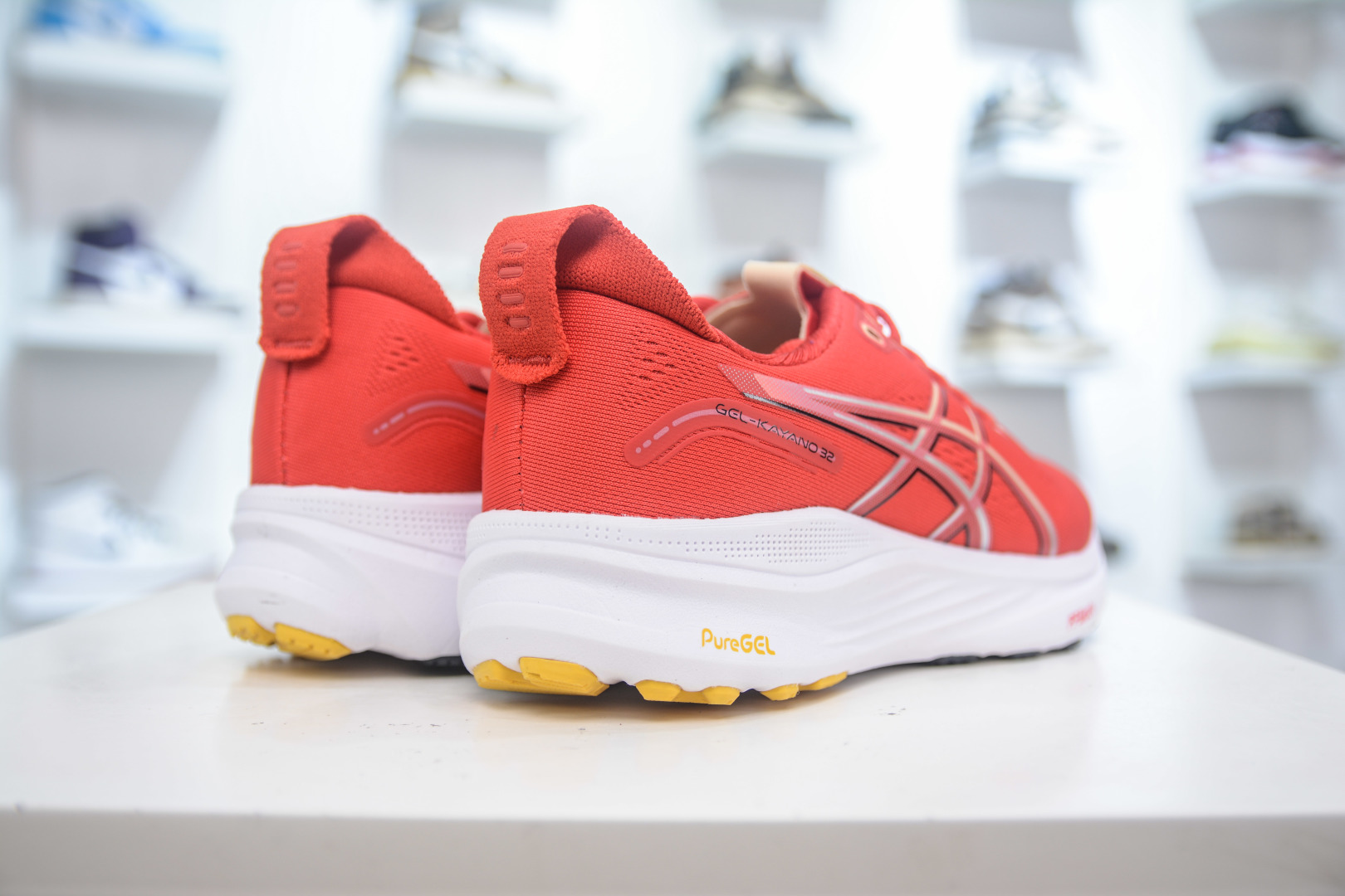 Asics Gel-Kayano 32 Red Running Shoes with FF Blast Plus Eco Cushioning 7 cmp i1754319708641 3165 0 5