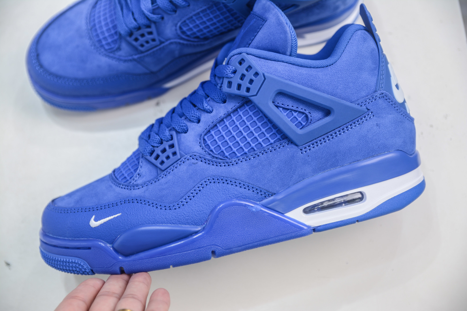 F版 Nigel Sylvester x Air Jordan 4 Retro AJ4 ”Blue”乔丹4代联名 蓝砖 HF4340-400