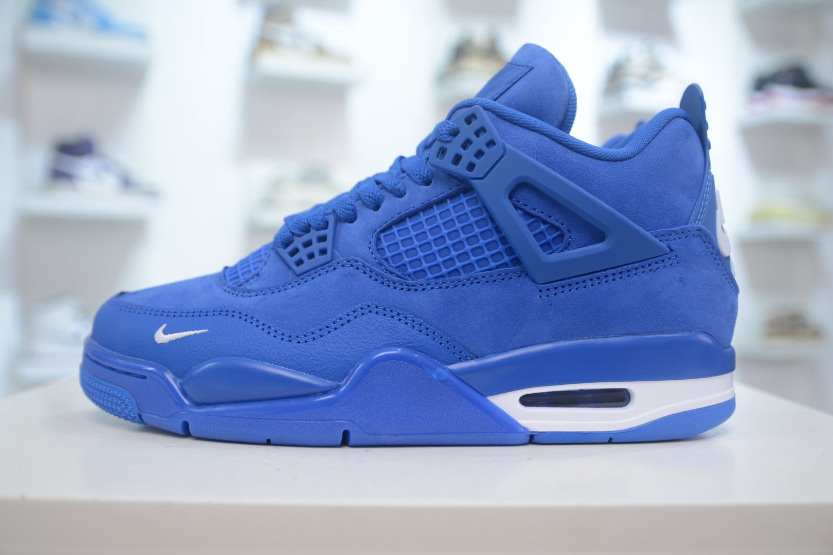 F版 Nigel Sylvester x Air Jordan 4 Retro AJ4 ”Blue”乔丹4代联名 蓝砖 HF4340-400