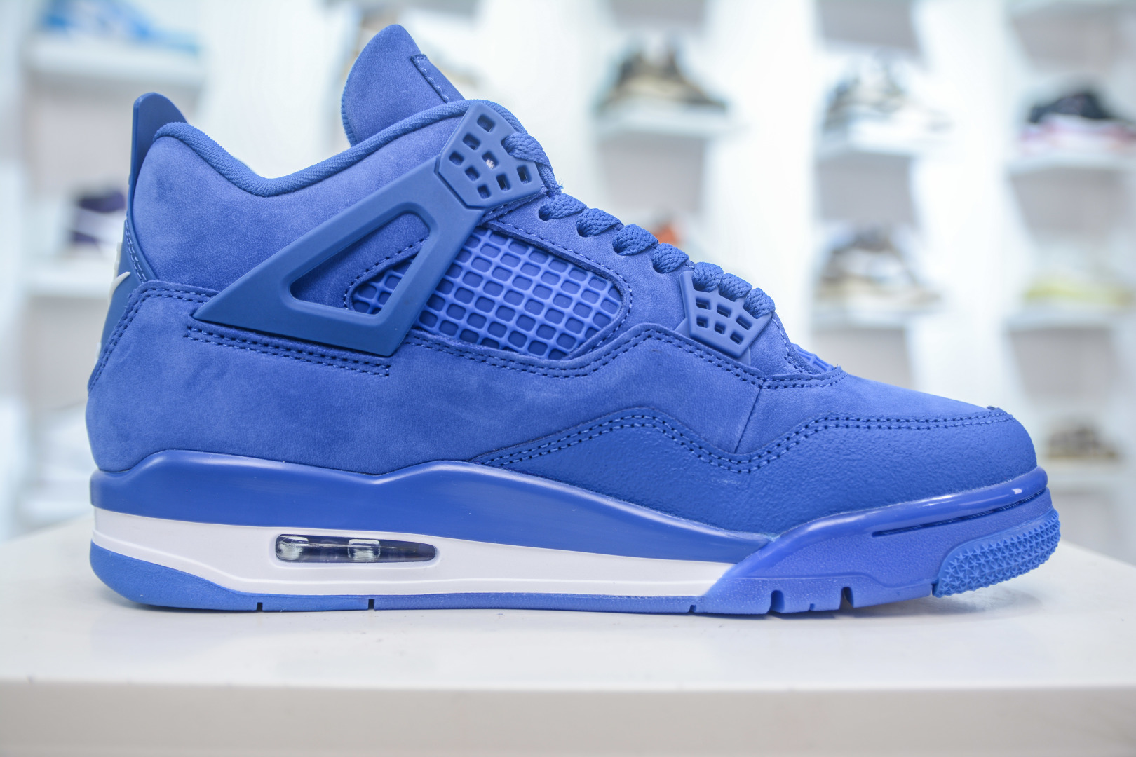 F版 Nigel Sylvester x Air Jordan 4 Retro AJ4 ”Blue”乔丹4代联名 蓝砖 HF4340-400