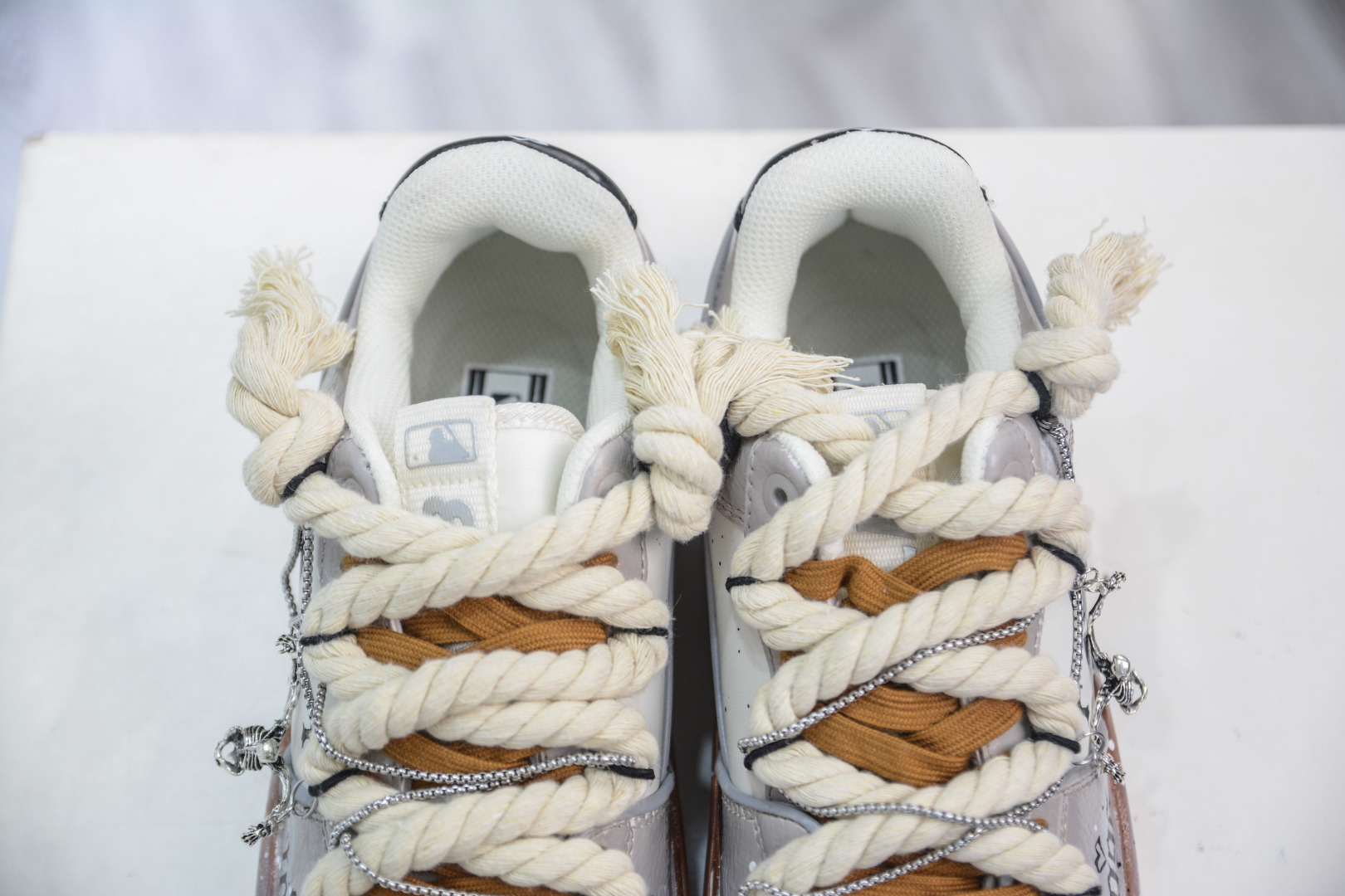 MLB NY Printed Chunky Sneakers with Custom Graffiti & Hidden 6cm Heel 9 cmp i1755307059559 910 0 7