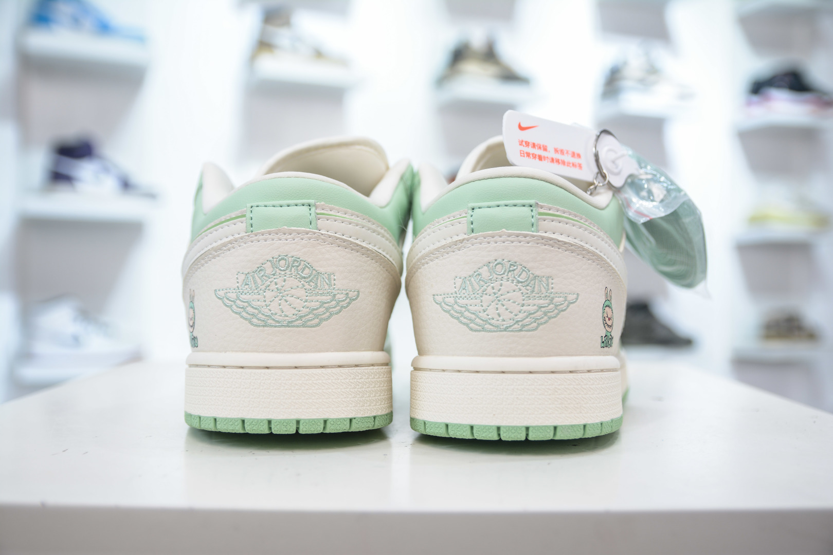 Air Jordan 1 Low X LABUBU Collab - Custom Green, Premium Leather Sneakers 2 cmp i1755364489465 6026 0 1