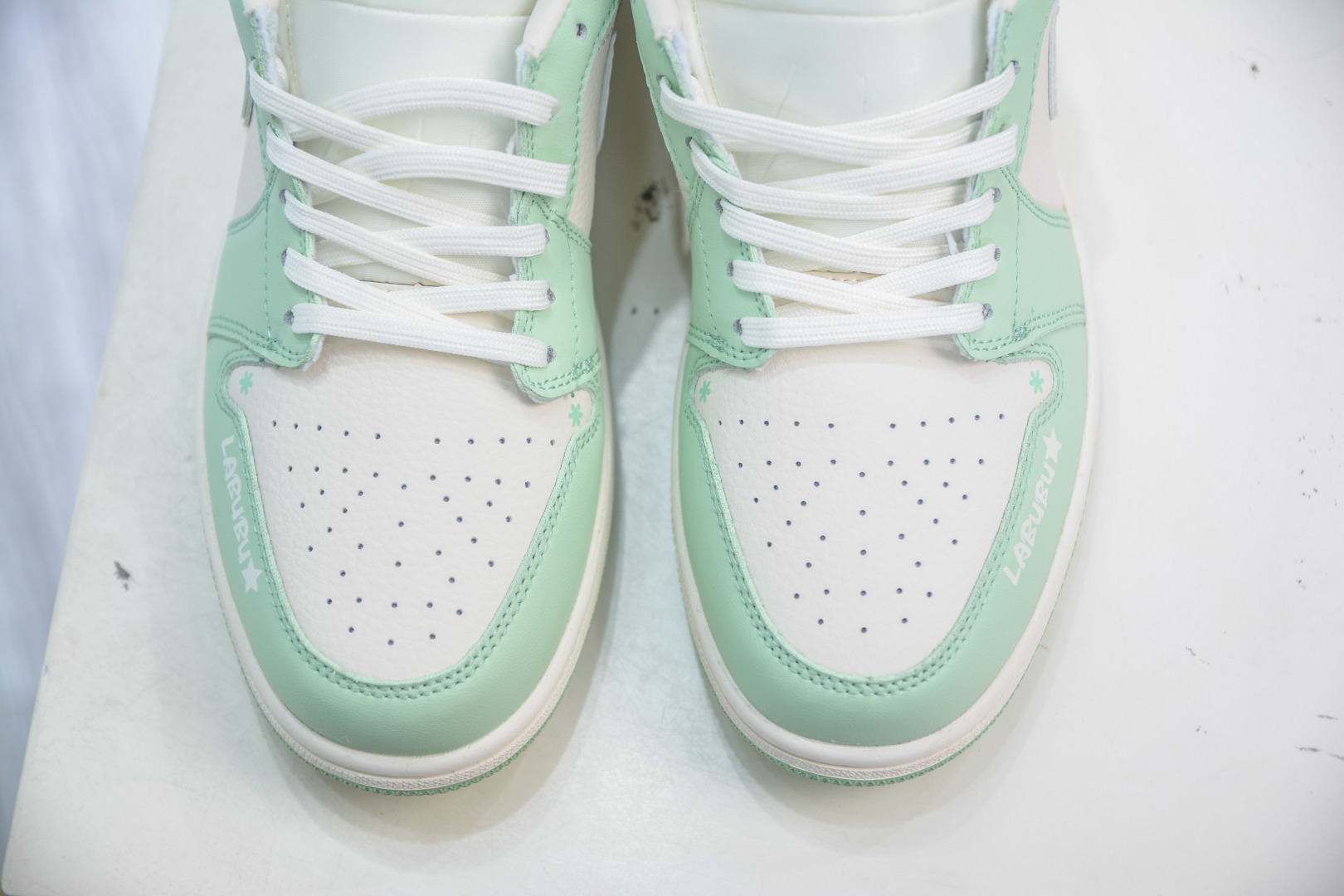 Air Jordan 1 Low X LABUBU Collab - Custom Green, Premium Leather Sneakers 9 cmp i1755364489470 6184 0 8
