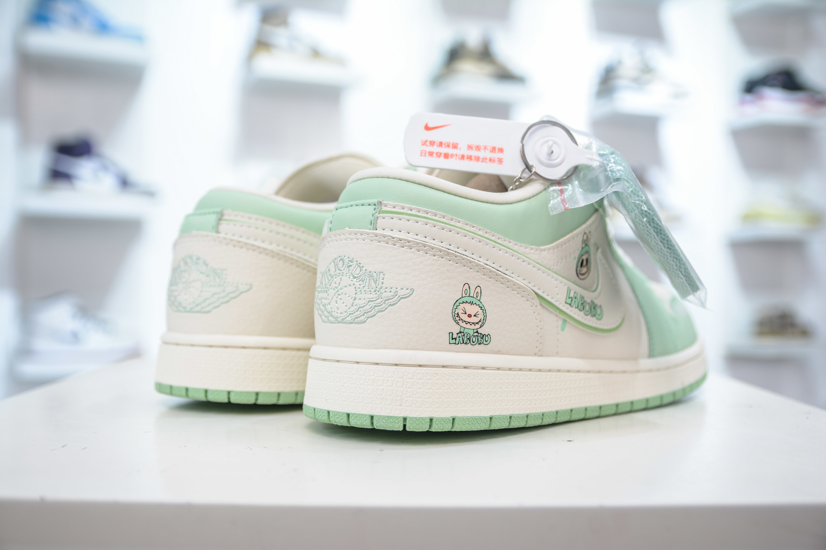 Air Jordan 1 Low X LABUBU Collab - Custom Green, Premium Leather Sneakers 6 cmp i1755364489475 7200 0 5
