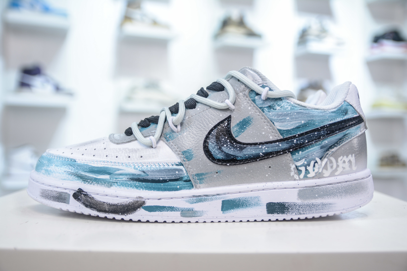 Nike Court Vision Low Sneakers - Hand-Painted Graffiti, Comfortable and Stylish 2 cmp i1755364739286 2166 0 0