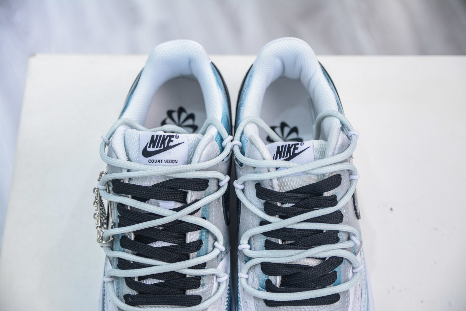 Nike Court Vision Low Sneakers - Hand-Painted Graffiti, Comfortable and Stylish 9 cmp i1755364740495 9282 0 7