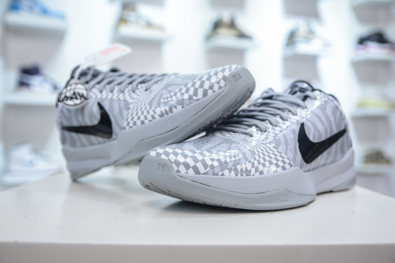 Nike Kobe 5 Protro "Zebra" Basketball Shoes - White/Grey, Player Edition 5 cmp i1755365046716 911 0 3