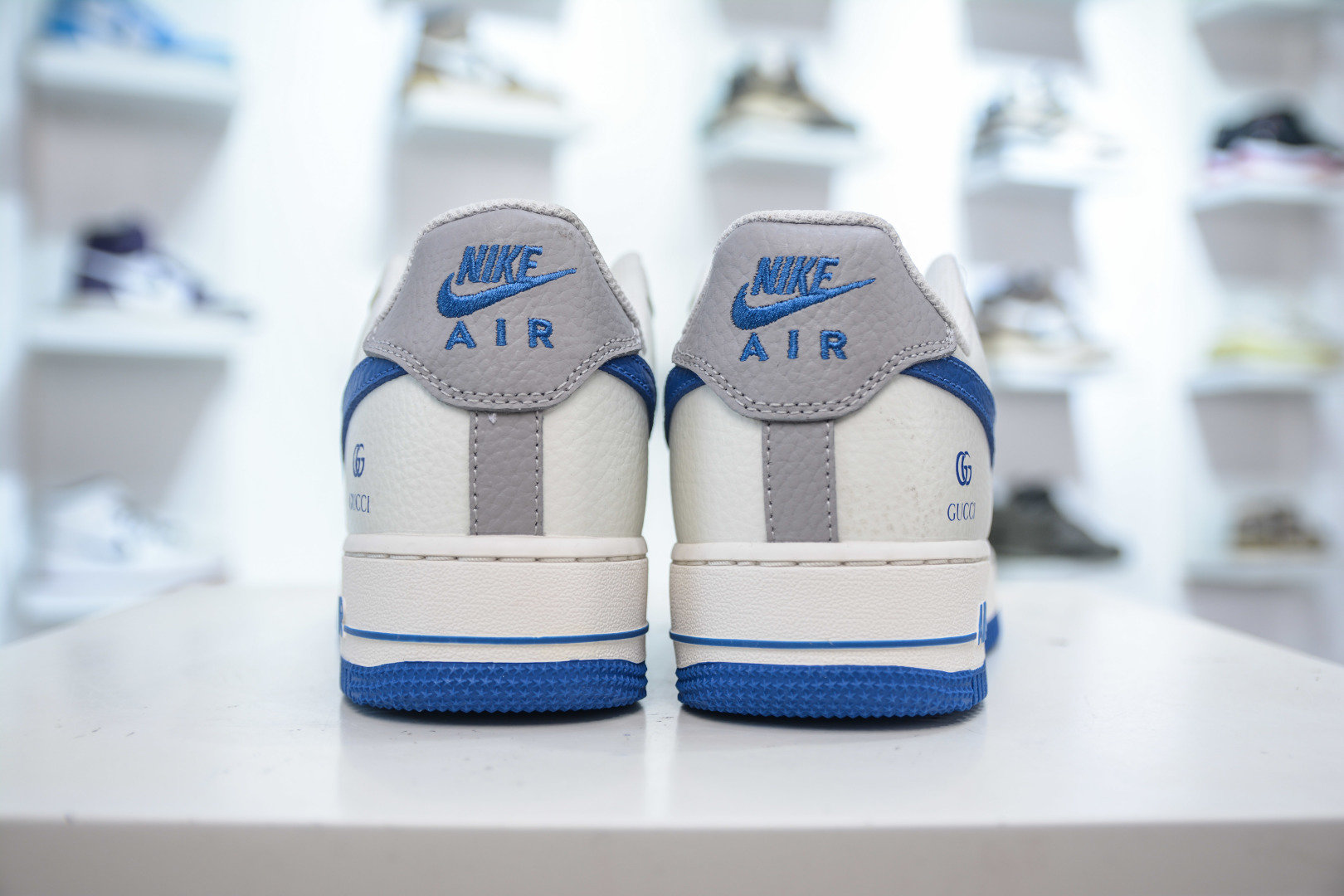 Gucci x NIke Air Force 1 古驰联名-白灰蓝 KX2532-502