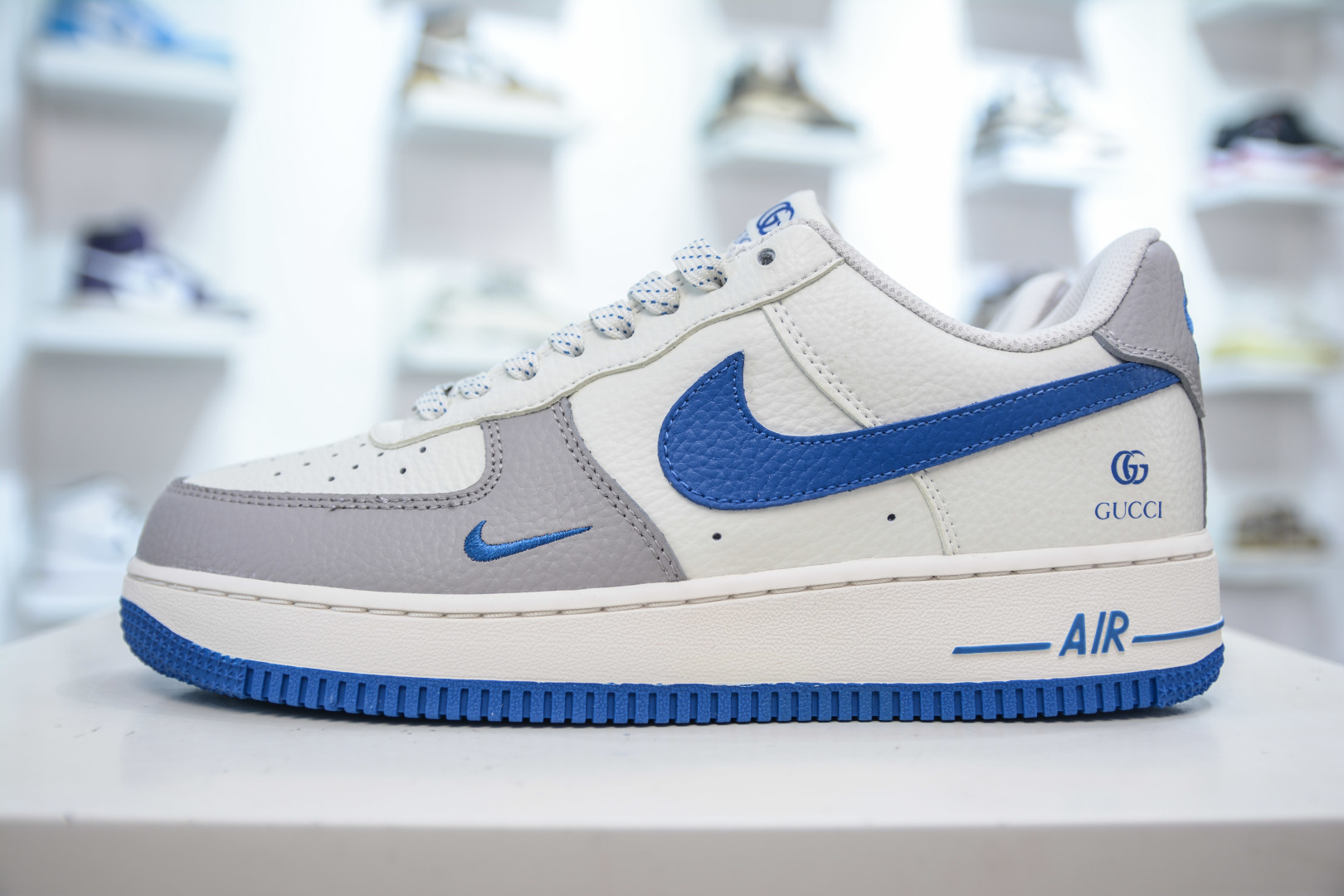 Gucci x NIke Air Force 1 古驰联名-白灰蓝 KX2532-502
