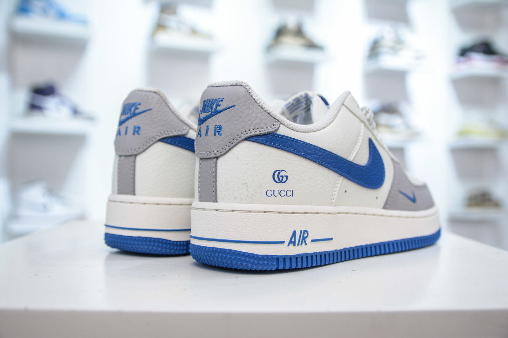 Gucci x NIke Air Force 1 古驰联名-白灰蓝 KX2532-502