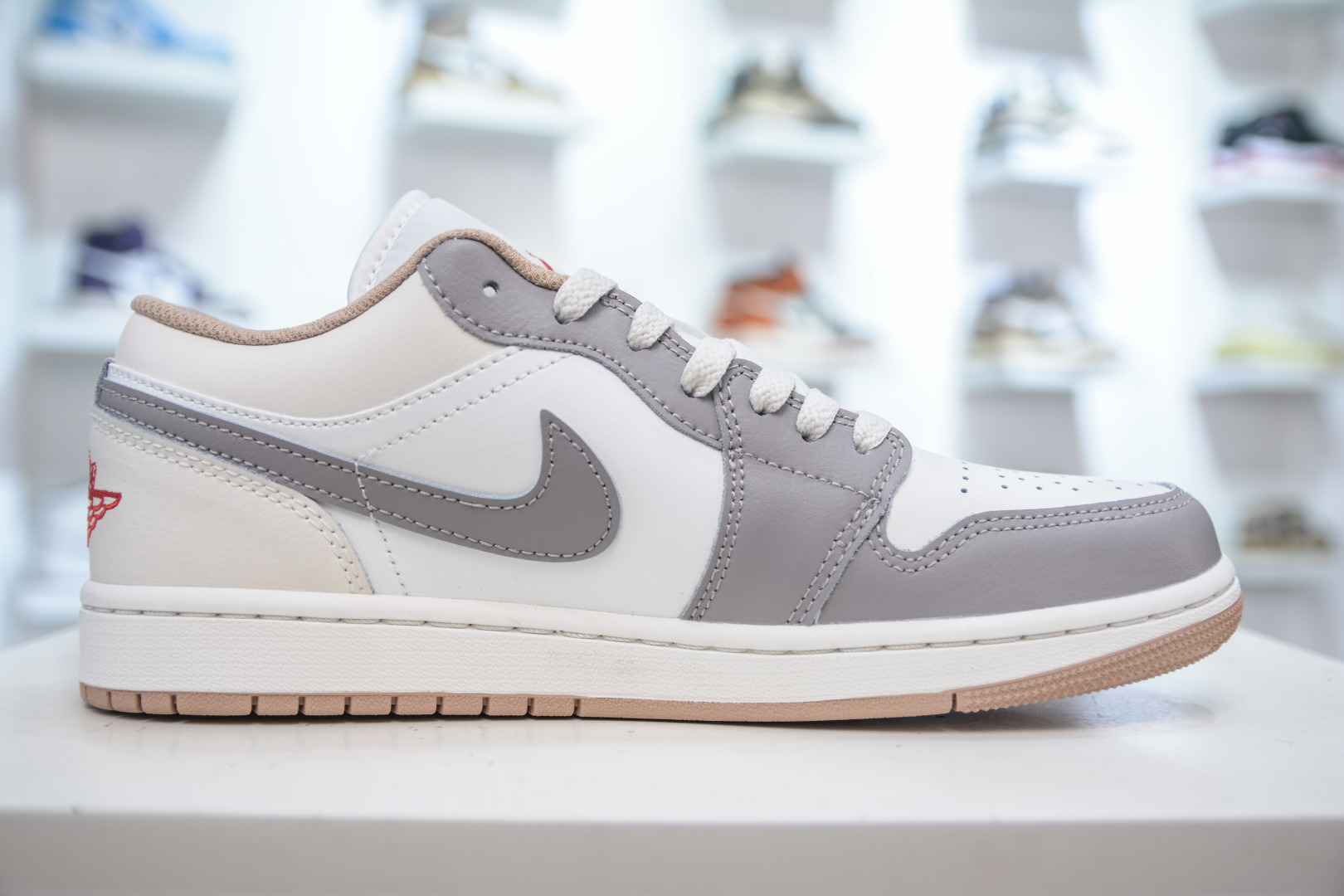 DT纯原 Air Jordan AJ1 Low 低帮 米灰 553558-169