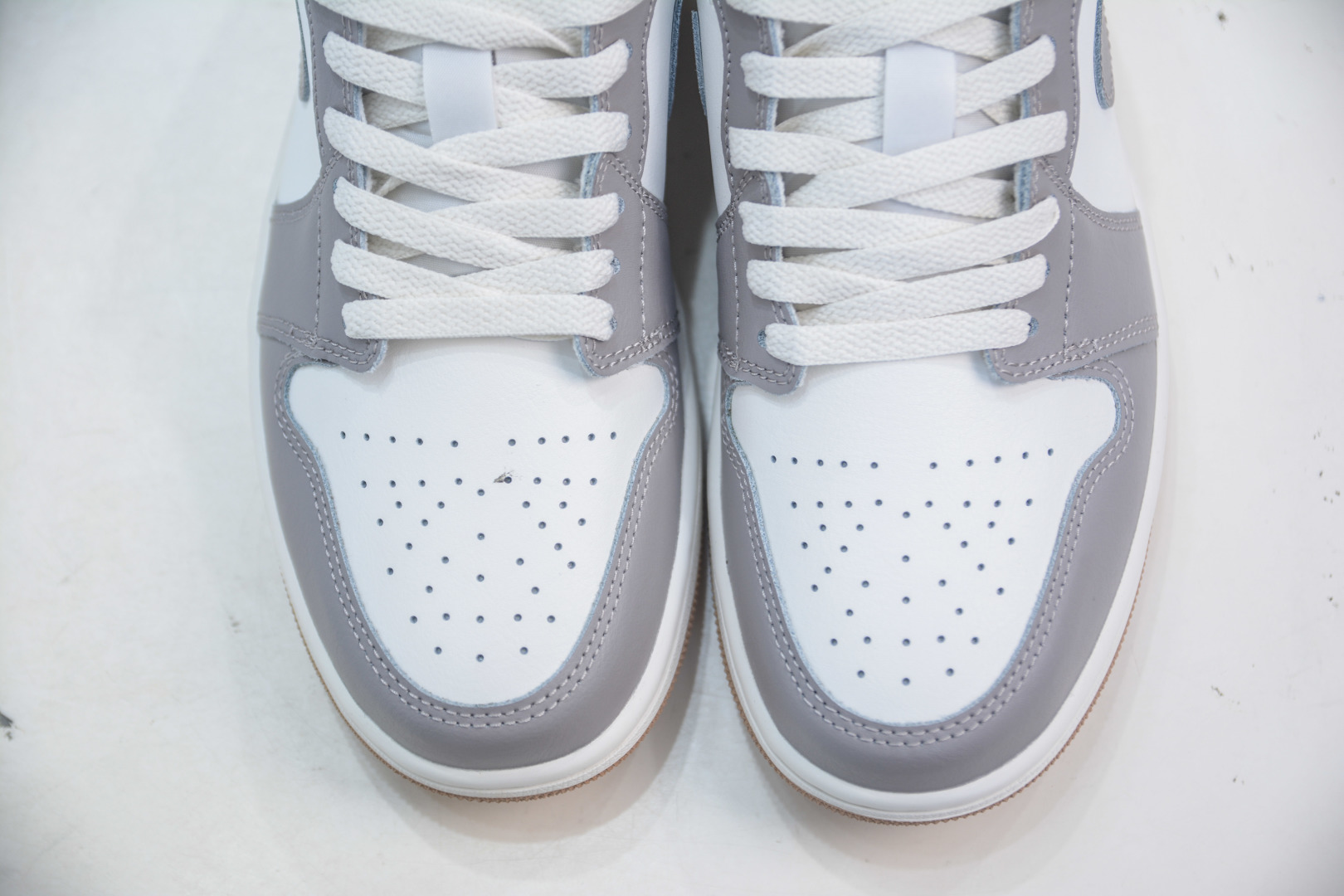 DT纯原 Air Jordan AJ1 Low 低帮 米灰 553558-169