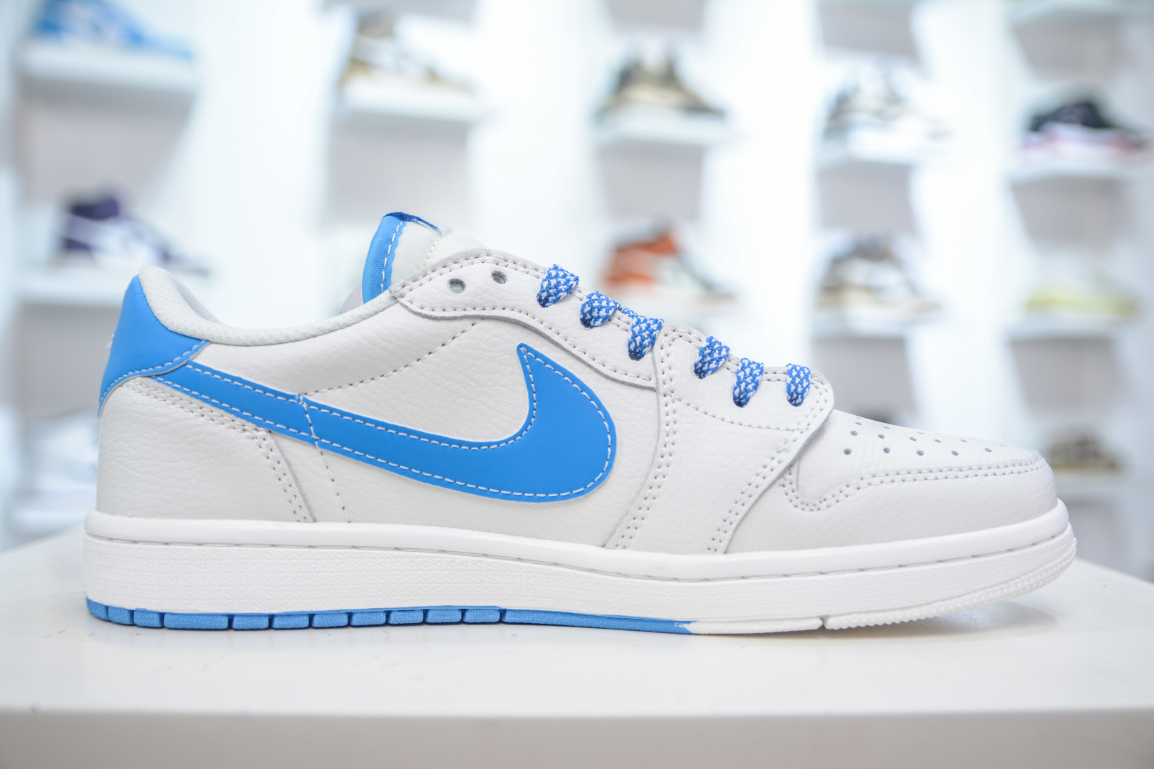 TS x Air Jordan x Stussy Air Jordan 1 Low 'Ice Blue' Custom Sneakers 3 cmp i1755536340699 512 0 2