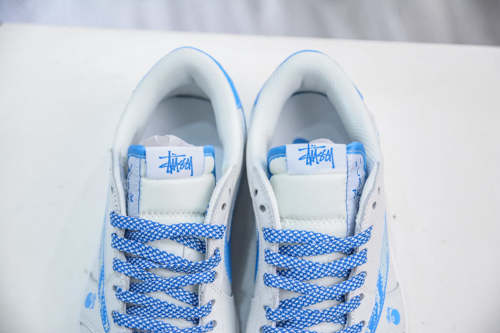 TS x Air Jordan x Stussy Air Jordan 1 Low 'Ice Blue' Custom Sneakers 8 cmp i1755536340699 5827 0 7