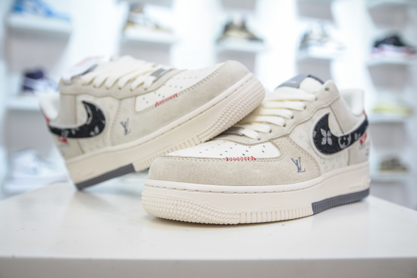 Nike Air Force 1 Low x Louis Vuitton Collaboration - Grey, White & Black 5 cmp i1755536642028 5391 0 3