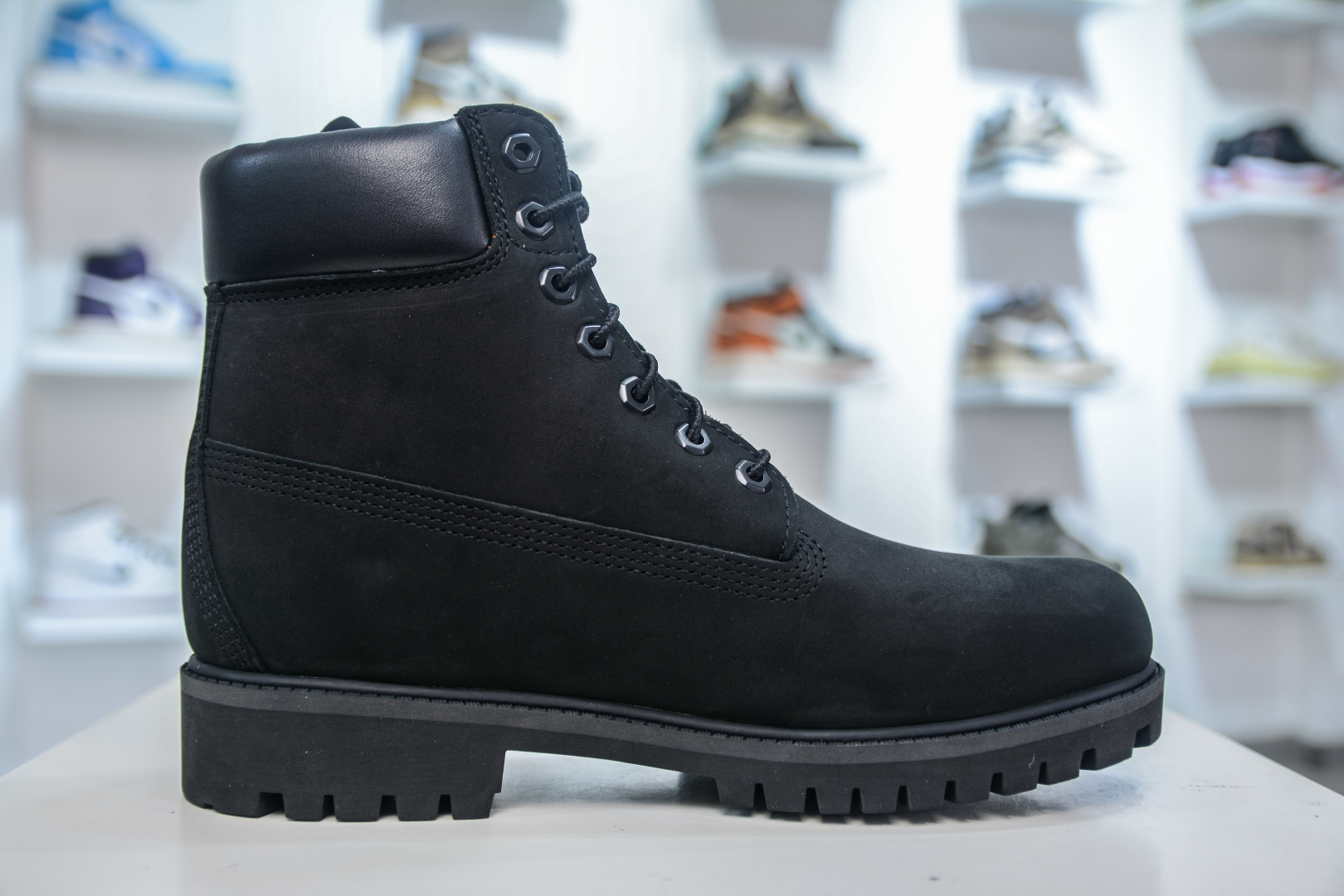 Timberland 6-Inch Premium Waterproof Boots - Black Nubuck Leather 4 cmp i1755536873953 4357 0 2