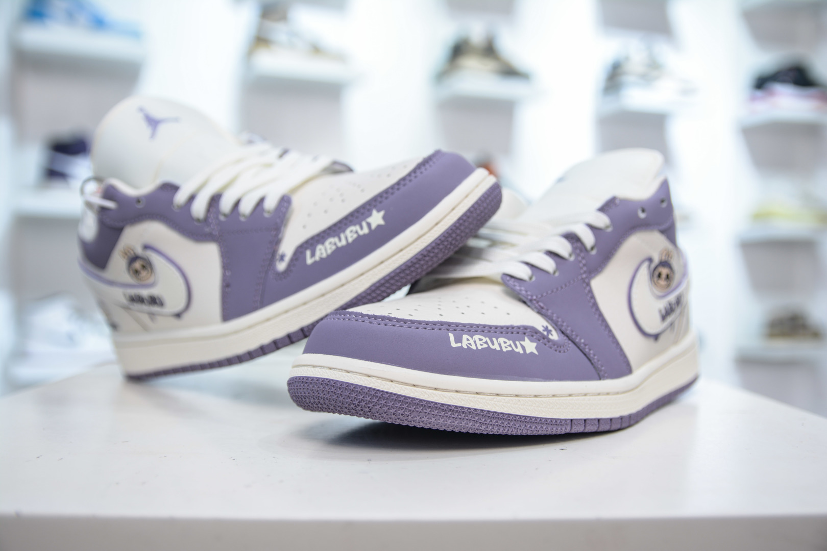 Air Jordan 1 Low X LABUBU Collab: White & Purple, Comfortable, Stylish Design 4 cmp i1755623941998 3075 0 3