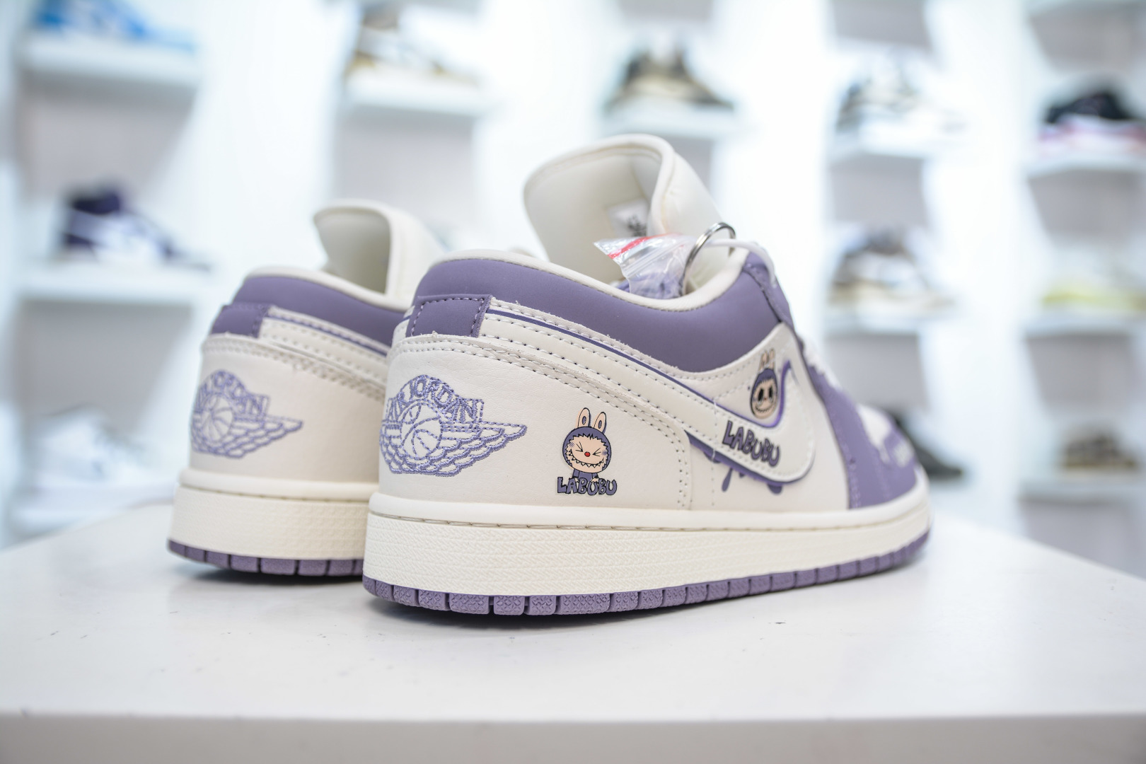 Air Jordan 1 Low X LABUBU Collab: White & Purple, Comfortable, Stylish Design 6 cmp i1755623942053 3329 0 5