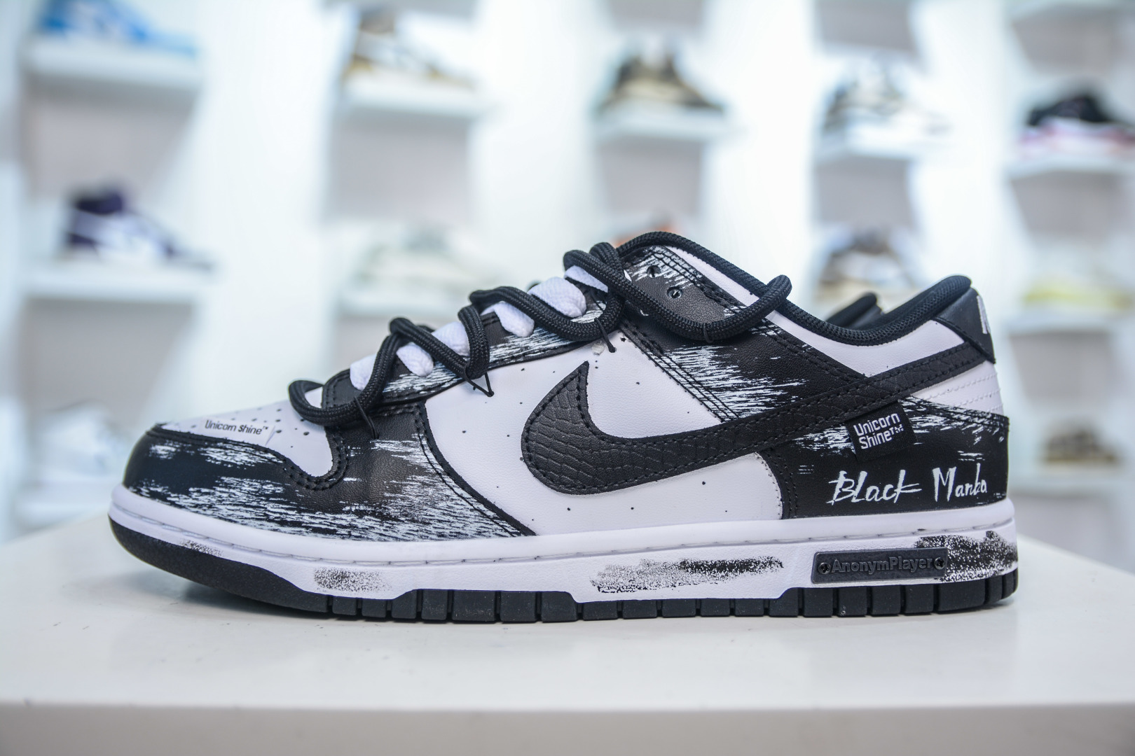 Nike Dunk Low 'Black Mamba' Custom Sneakers - Black & White, Limited Edition 1 cmp i1755624158610 7704 0 0