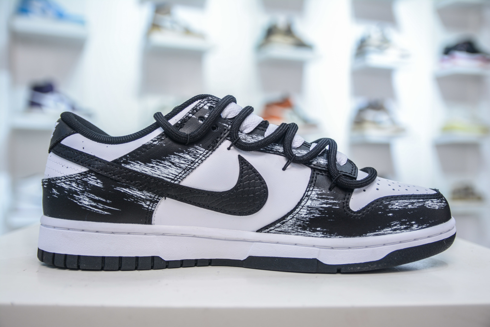 Nike Dunk Low 'Black Mamba' Custom Sneakers - Black & White, Limited Edition 3 cmp i1755624160512 4379 0 2