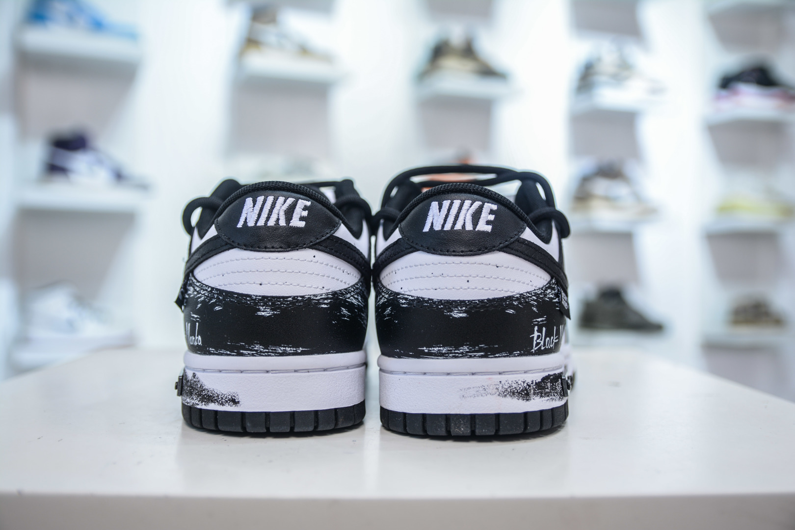 Nike Dunk Low 'Black Mamba' Custom Sneakers - Black & White, Limited Edition 2 cmp i1755624160515 7036 0 1