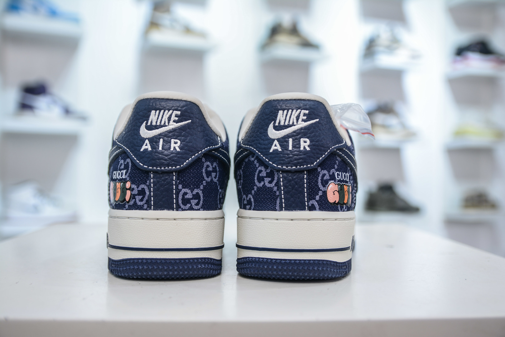 Gucci x NIke Air Force 1 古驰联名-藏蓝牛仔 SC0601-568