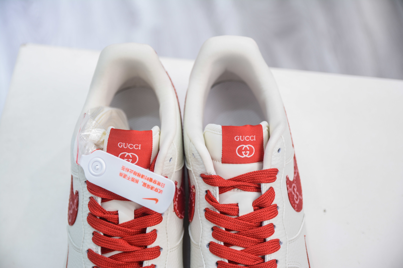 Gucci x NIke Air Force 1 古驰联名-白红 SC0601-570