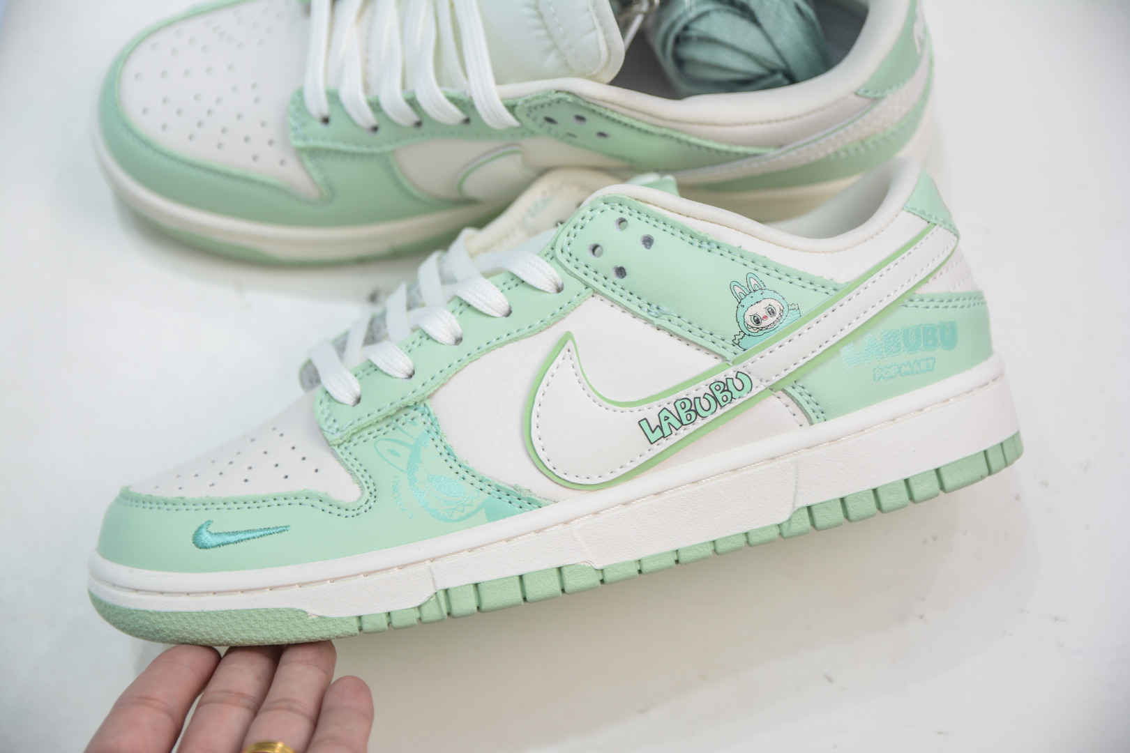 270 Nike SB Dunk Low x Labubu 拉布布联名-白浅绿 SR2025-006