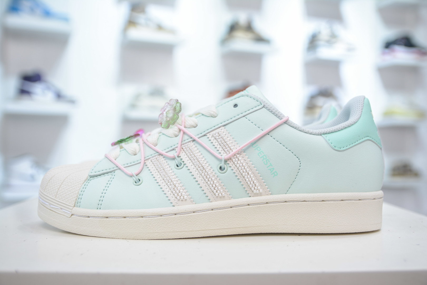 Adidas Originals Superstar 2 Deconstructed Leather Sneakers - Mint Green 2 cmp i1755883229856 8070 0 0