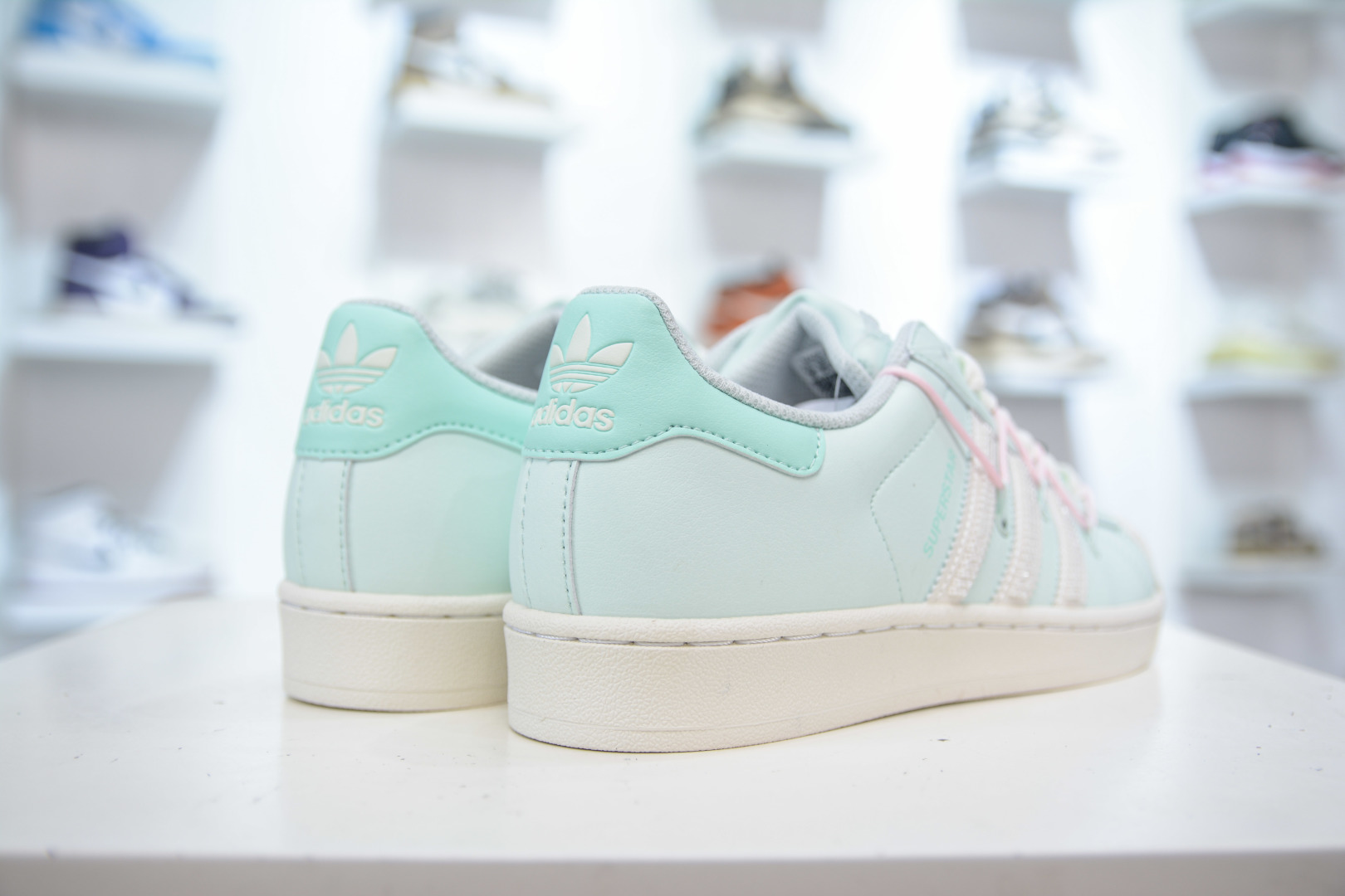 Adidas Originals Superstar 2 Deconstructed Leather Sneakers - Mint Green 7 cmp i1755883231741 4090 0 5