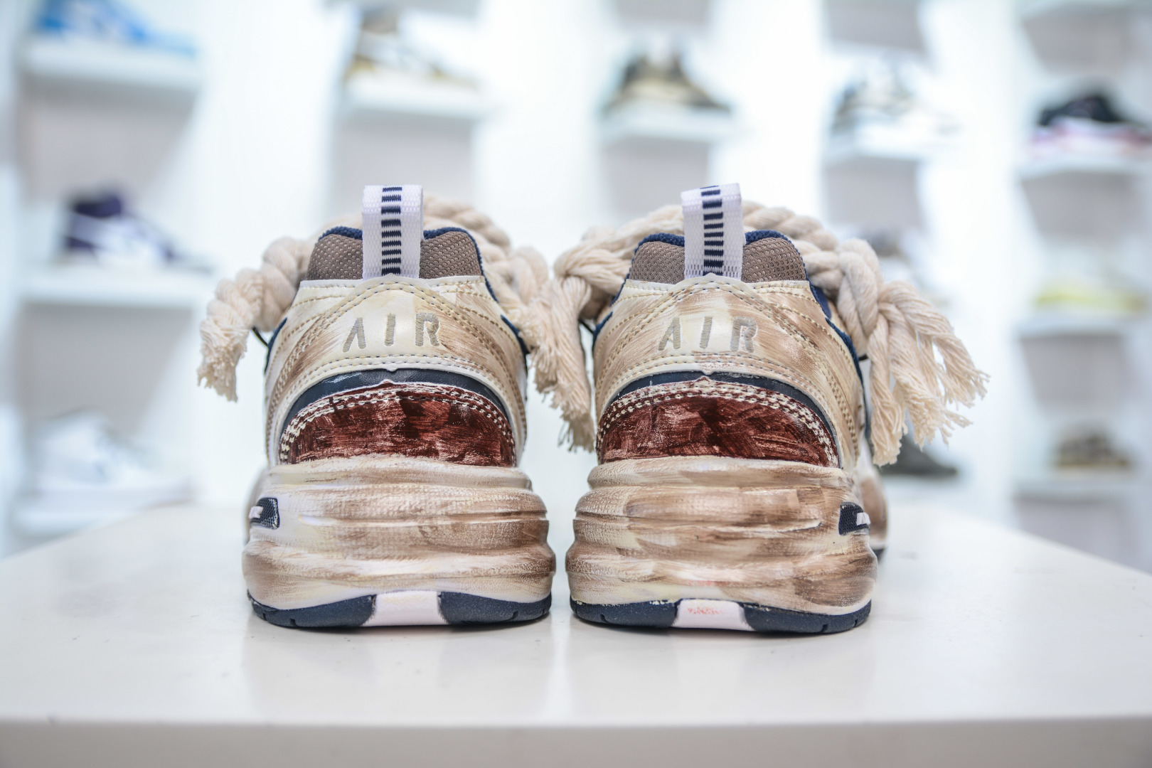 Nike Air Monarch IV Graffiti Retro Trend Comfortable Dad Shoes - Style 415445-102 3 cmp i1755883575849 2885 0 1