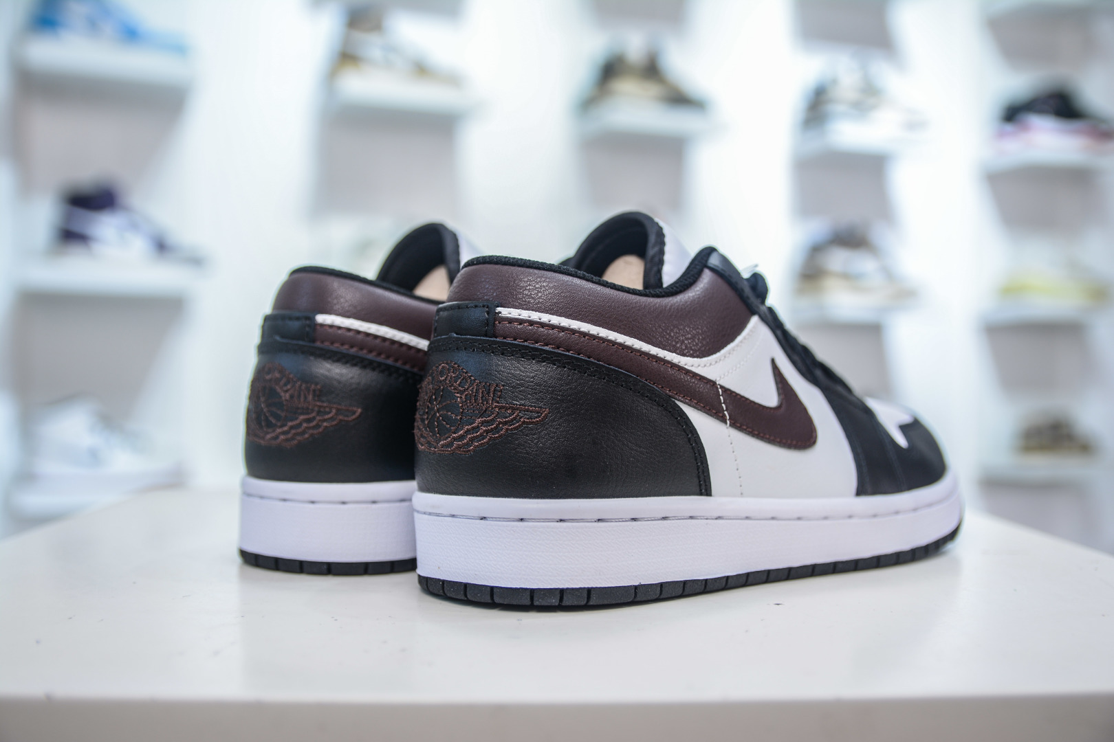 Air Jordan 1 Low White Black Brown Top Layer Leather Casual Shoes 7 cmp i1755884486057 3581 0 5