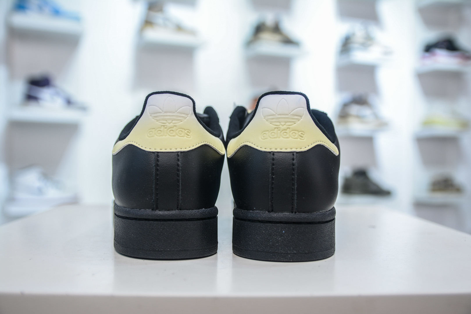 Adidas Originals Superstar Black/Yellow Gradient Leather Shell Toe Sneakers 2 cmp i1756052890962 7165 0 1
