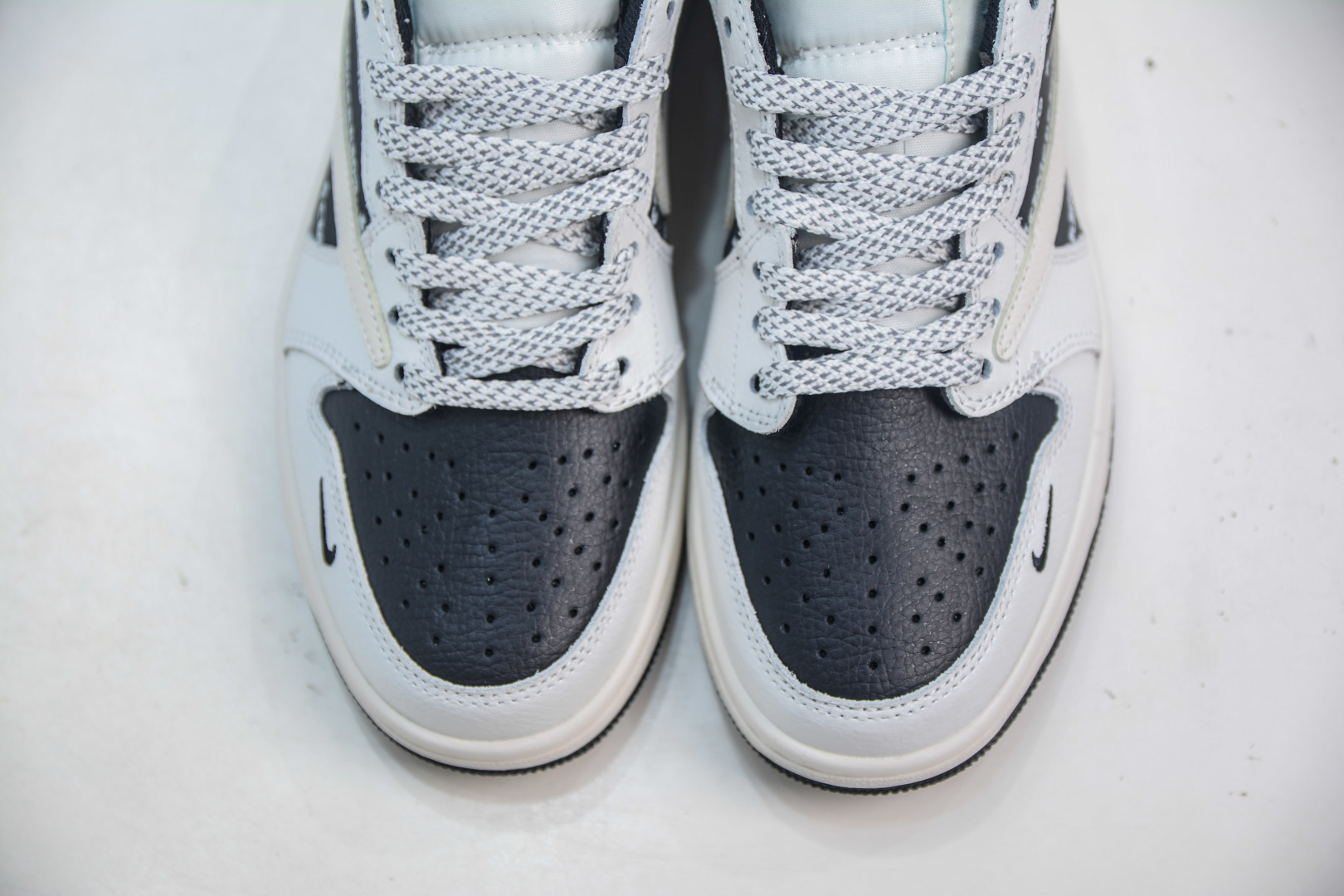 TS x Air Jordan 1 Low Chrome Hearts - White/Black Custom Sneakers 9 cmp i1756053601024 8605 0 8