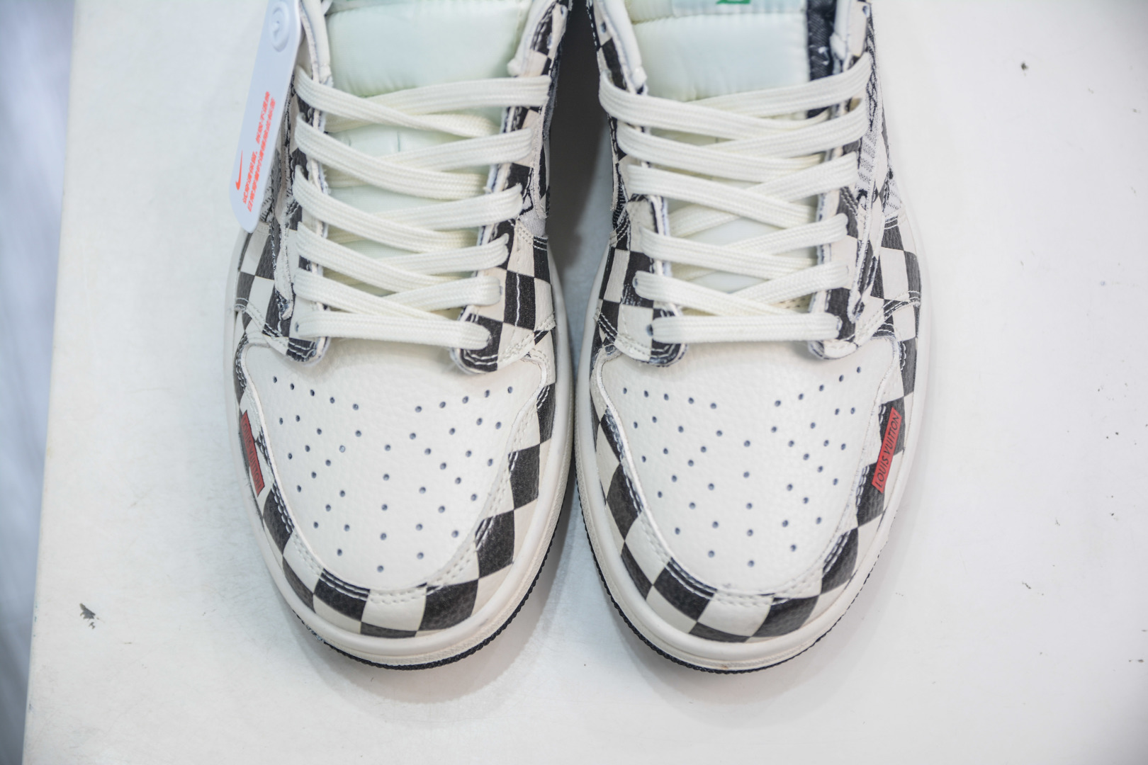 Air Jordan 1 Low x Louis Vuitton Black/White Custom Edition Sneakers 9 cmp i1756053657065 3975 0 8