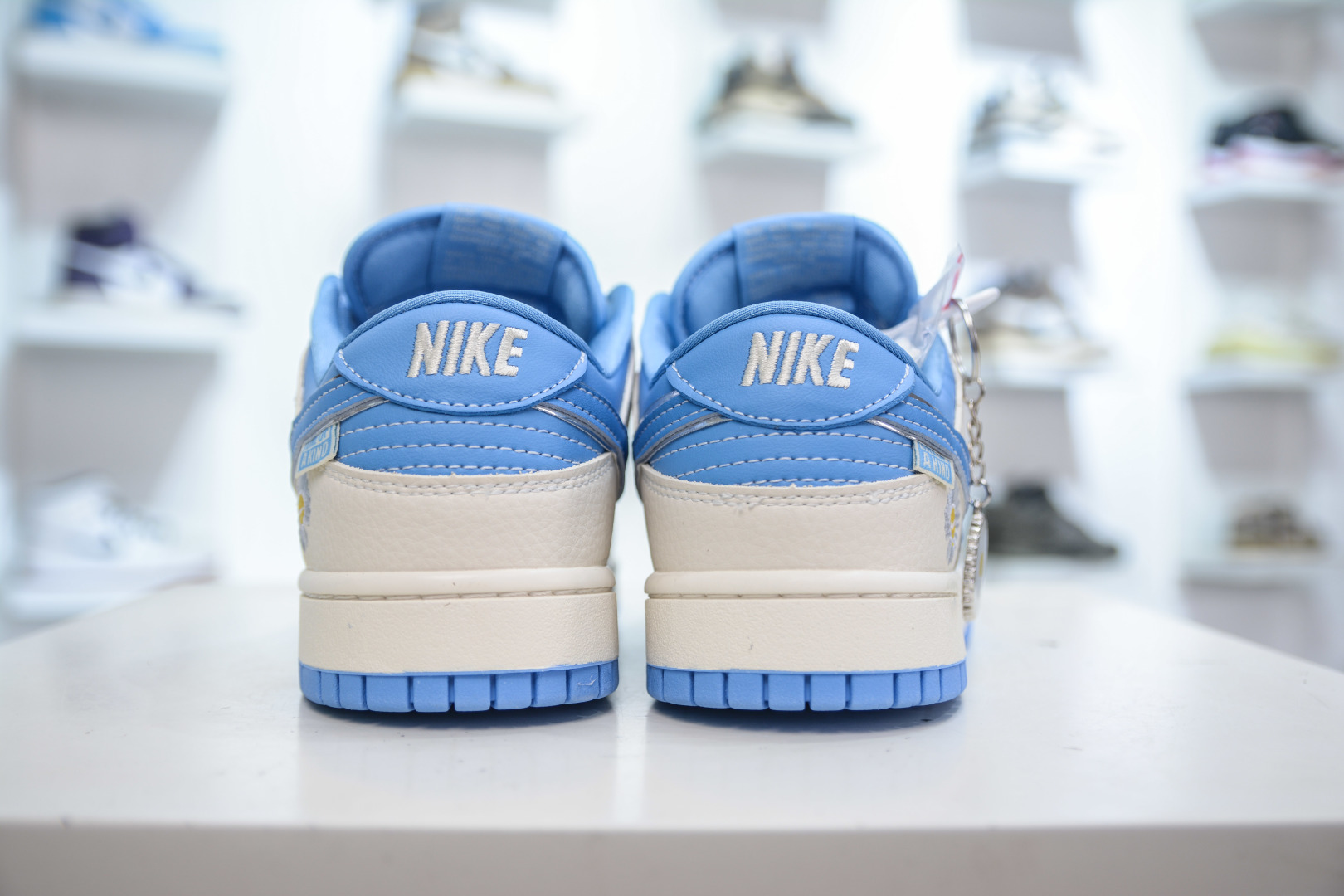 Nike SB Dunk Low 'Daisy' Cream/Blue Premium Leather Sneakers - SR2025 004 2 cmp i1756140447416 3344 0 1