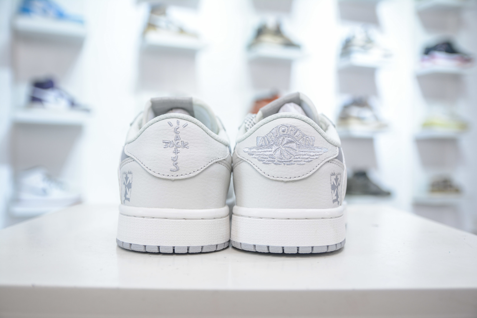 TS x Air Jordan 1 Low Off-White White Gray Custom Sneakers 3 cmp i1756231807036 8144 0 1