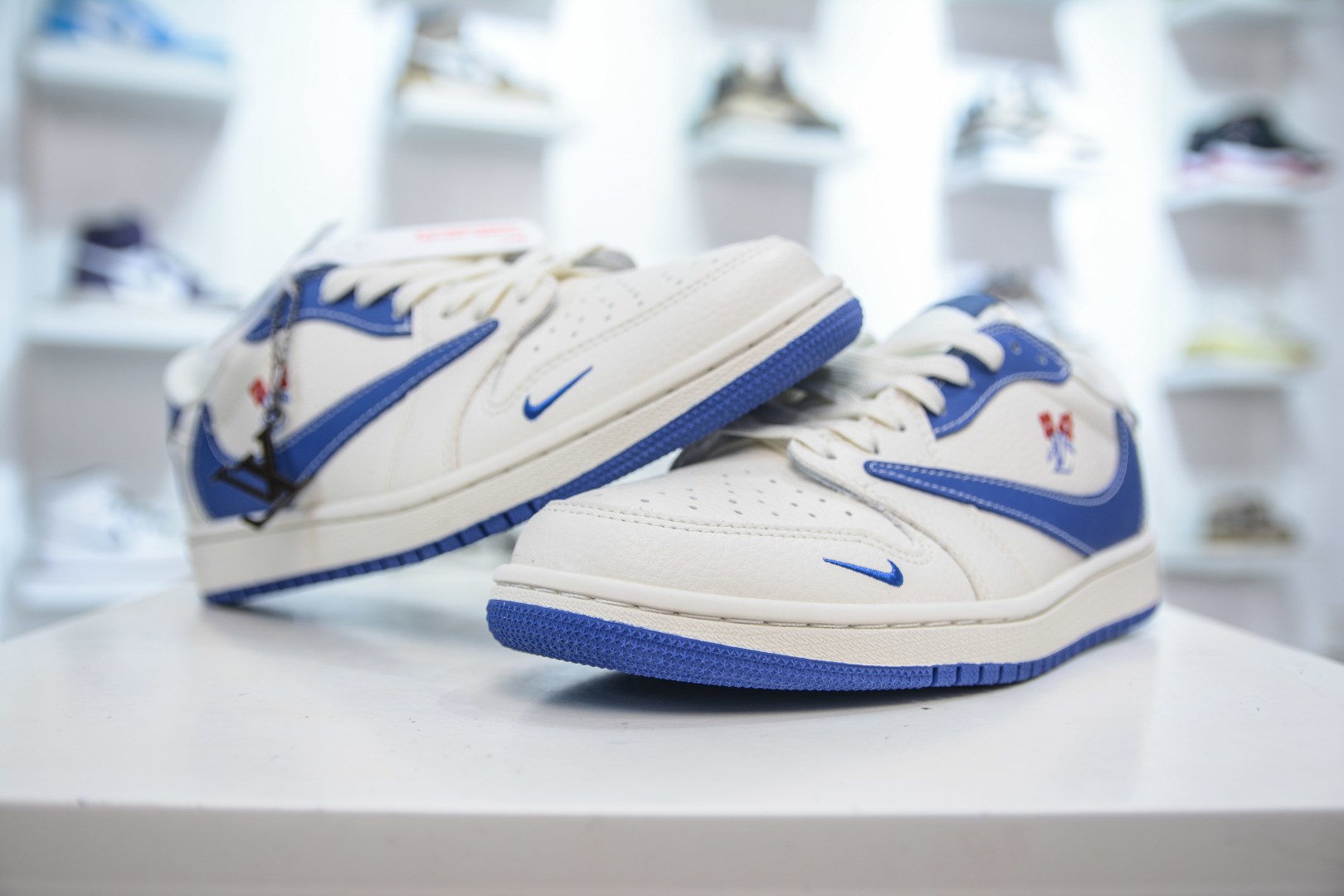 TS x Air Jordan x Louis Vuitton Air Jordan 1 Low - White Blue 5 cmp i1756231864771 379 0 3