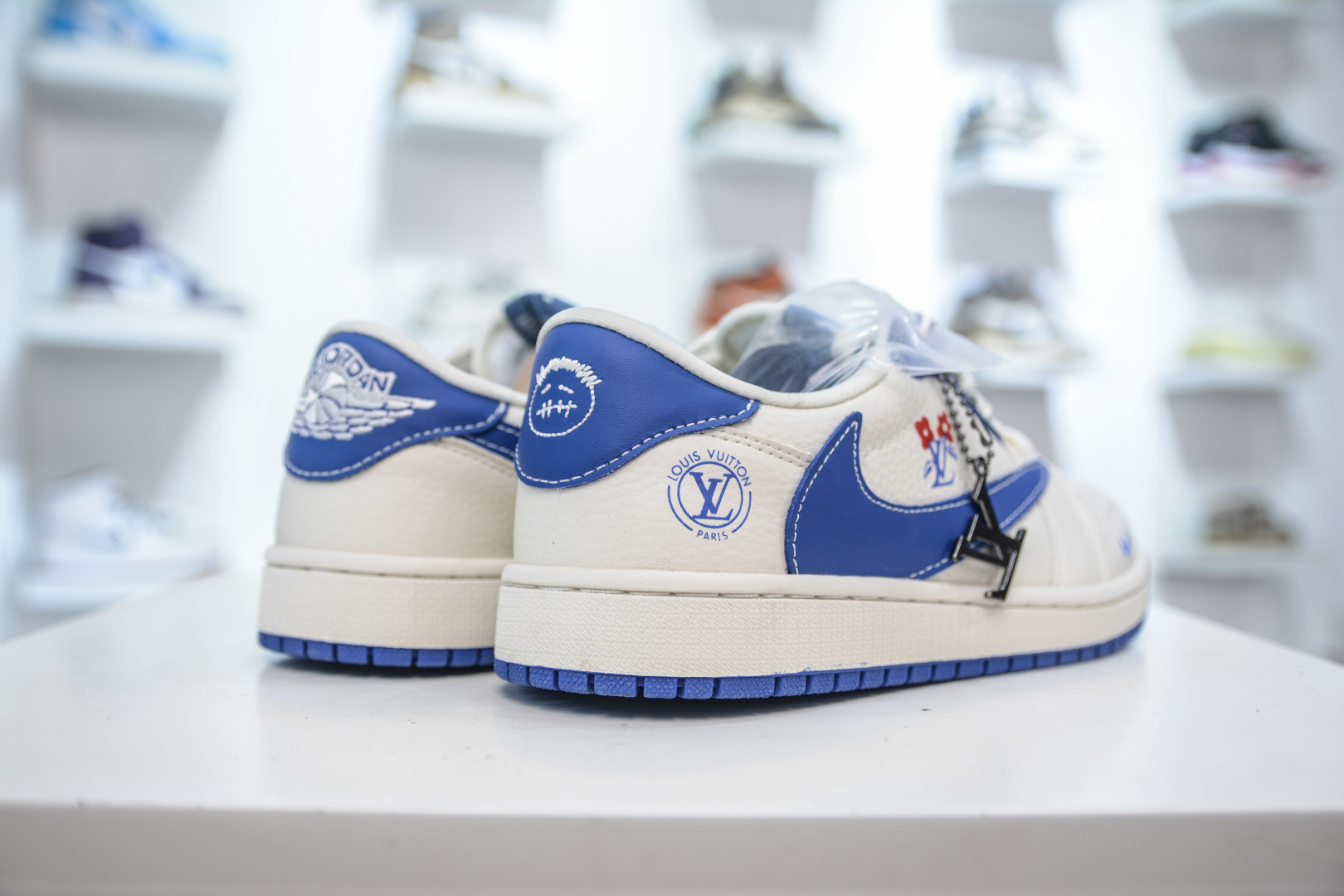 TS x Air Jordan x Louis Vuitton Air Jordan 1 Low - White Blue 7 cmp i1756231865679 7554 0 5