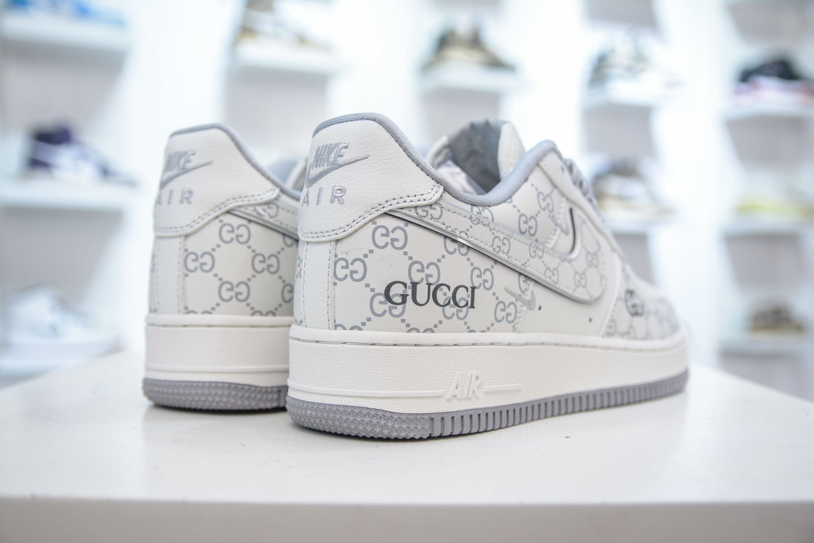 Air Force 1 '07 Low x Gucci White/Grey Sneakers,Premium Leather,All-Day Comfort 7 cmp i1756232181852 8594 0 5