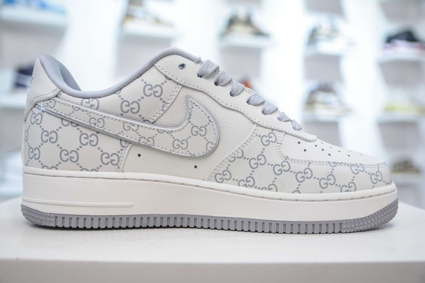 Air Force 1 '07 Low x Gucci White/Grey Sneakers,Premium Leather,All-Day Comfort 4 cmp i1756232181853 1511 0 2