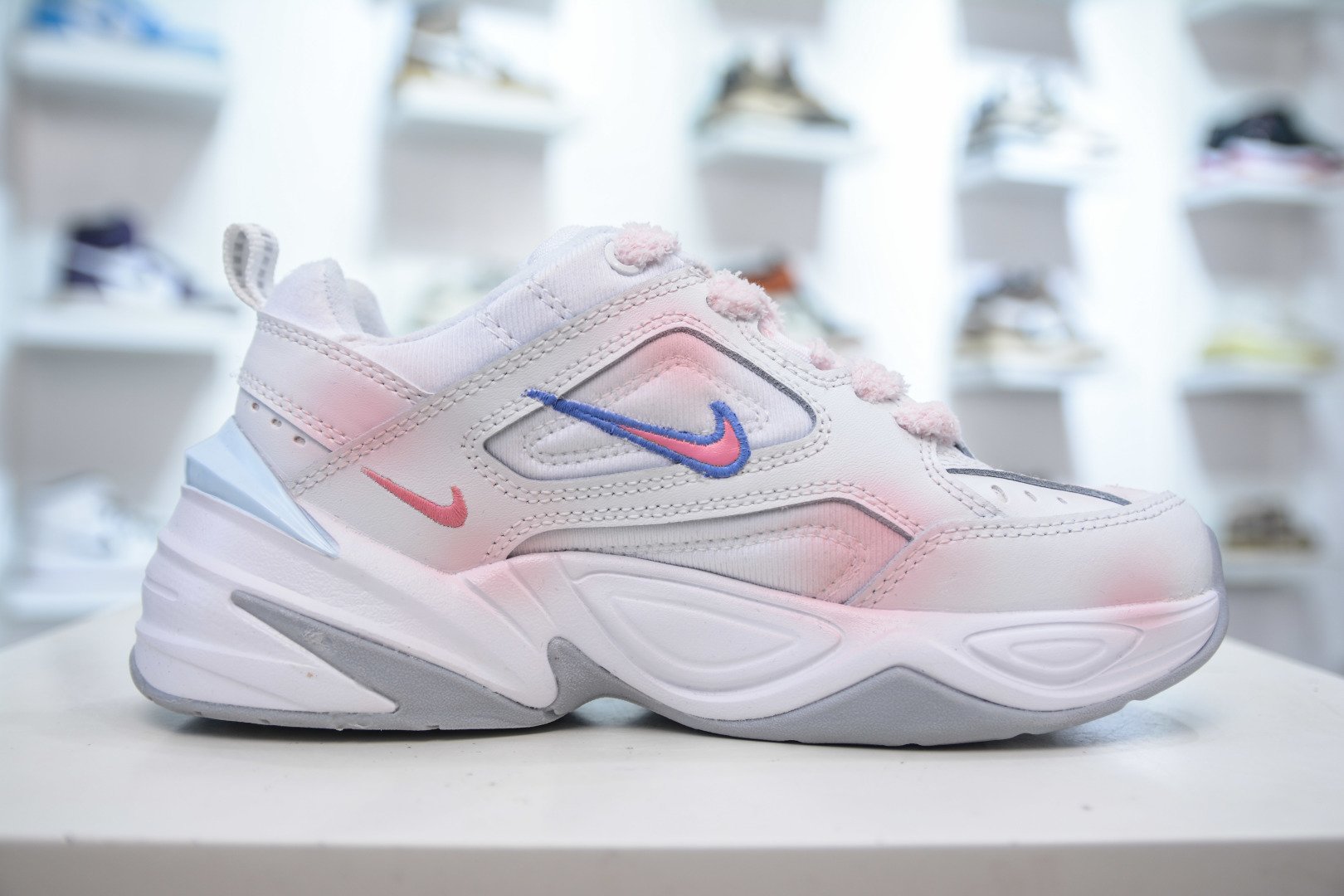 Nike M2K Tekno Retro Sneakers - Pink Accent, Comfortable & Stylish Daddy Shoes 3 cmp i1756317090143 5369 0 2